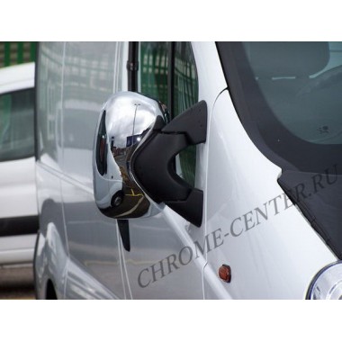 Накладки на зеркала (нерж.сталь) Renault Trafic / Opel Vivaro бренд – Omtec (Omsaline) главное фото